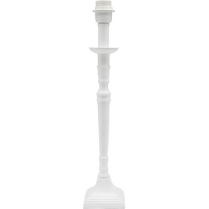 Weiße PR Home Salong Tischlampe aus Metall, 42cm hoch, E27 Fassung.