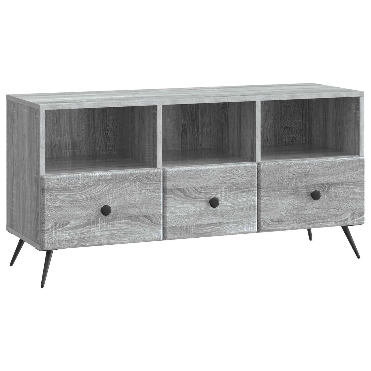 vidaXL TV-Schränk Graues Sonoma 102 x 34,5 x 50 cm Holzwerkstoff 895601