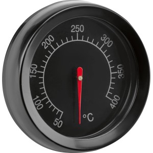 Schwarzes Thermometer für Jamestown Gasgrill Knox II 4-Brenner. Grillutensil zur Temperaturkontrolle.