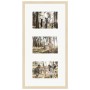 WANDStyle Galerierahmen in Natur-Optik für 3 Fotos (10x15 cm). Bilderrahmen für Wandmontage.