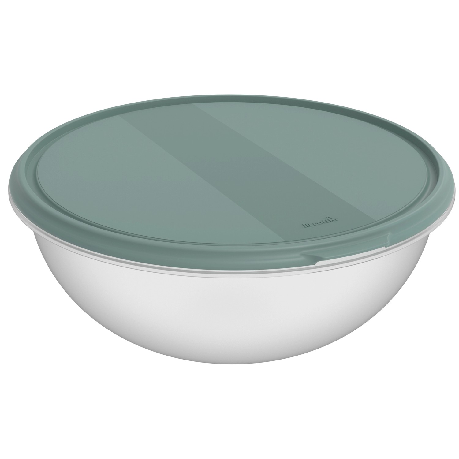 Rotho Kühlschrankdose Elements Rund 6, Mistletoe Green