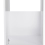 Optifit Spülenunterschrank Bengt932, 45 cm, weiß, mit offener Staufläche und Tür.