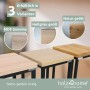 holz4home Blumenständer Dekoständer in 3 Varianten: Sonoma Eiche, Hellgrau geölt und Natur geölt.