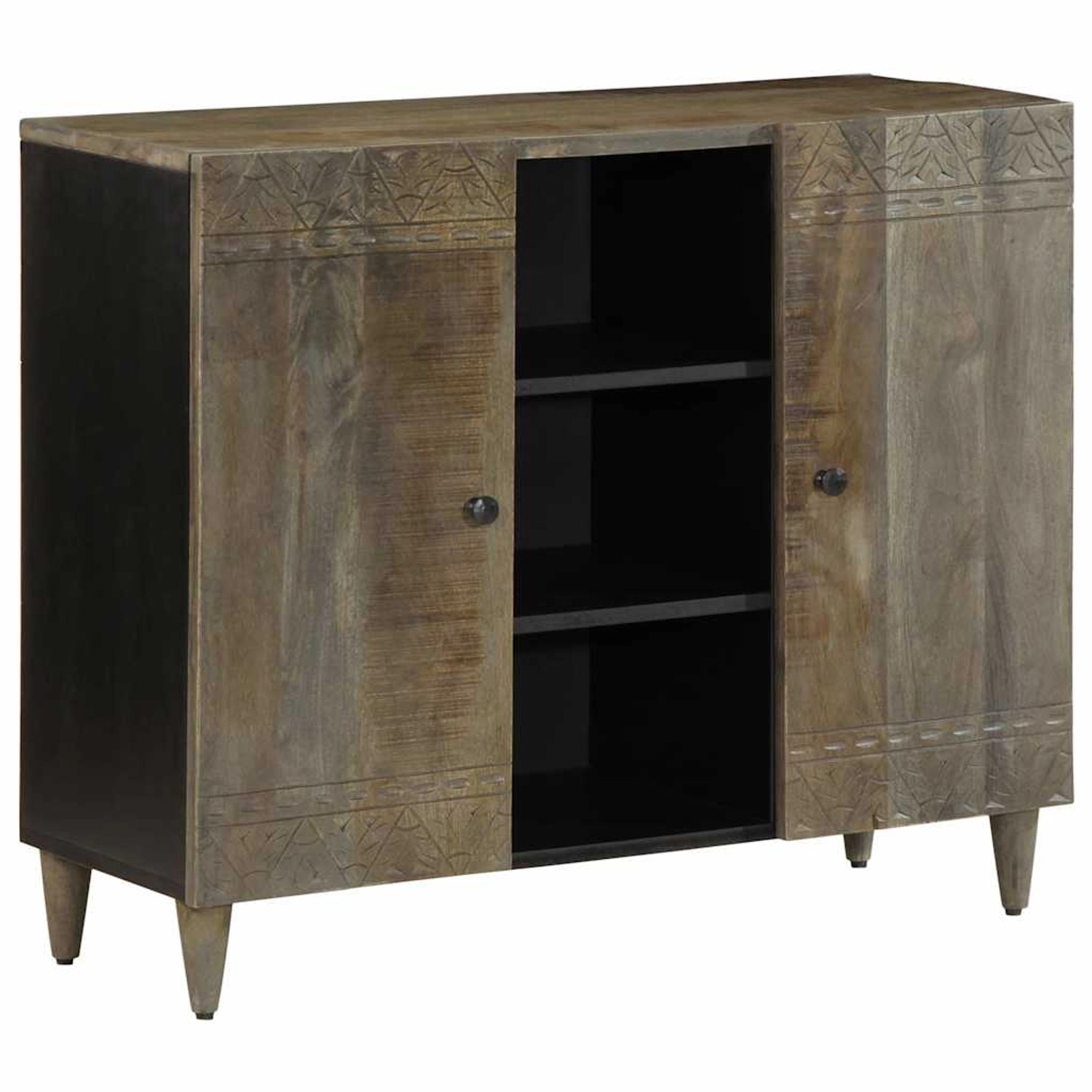 vidaXL Sideboard 90x33x75 cm Massivholz Mango 4017820 günstig online kaufen