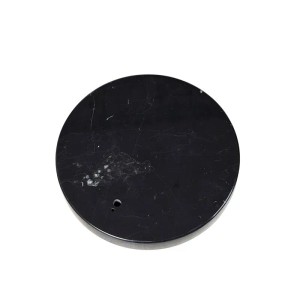 QAZQA Marmorfuß Schwarz für Stehlampe Editor