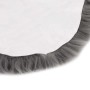 vidaXL Teppich Schafspelz 60x90 cm Hellgrau 284708_3