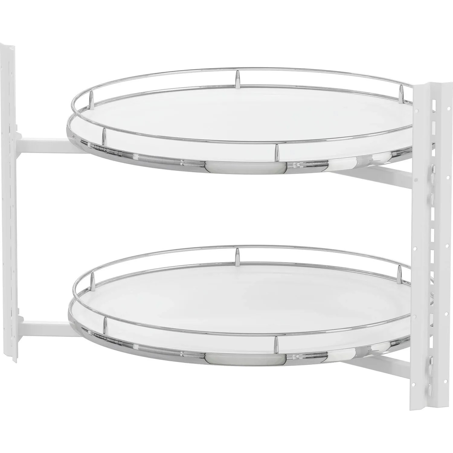 Vauth-Sagel Drehteller Cor Wheel Pro 4/4-Kreis Korpusbreite 900 mm Weiß Chrom
