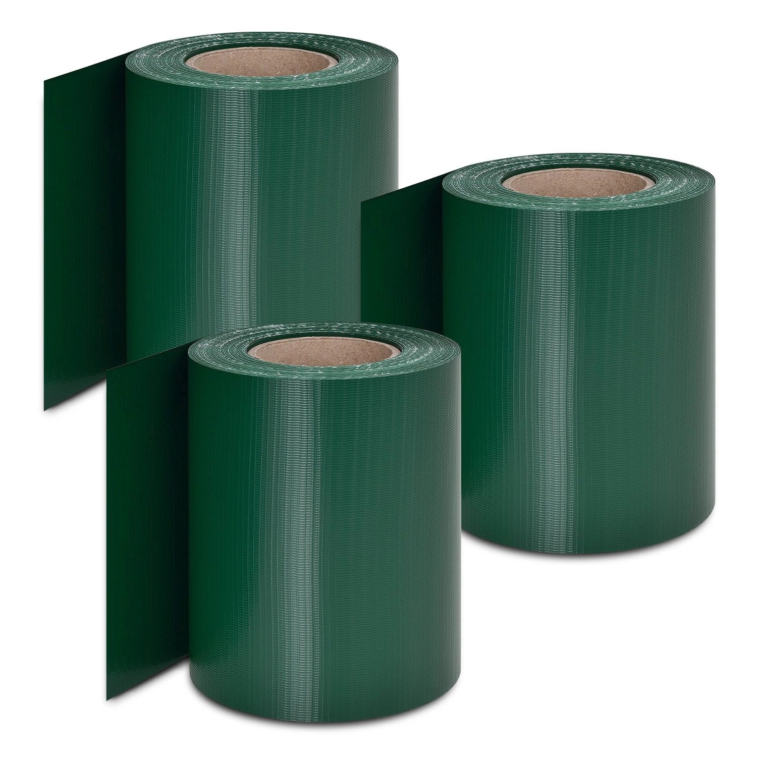 Juskys PVC Sichtschutzstreifen 3er Set Grün günstig online kaufen