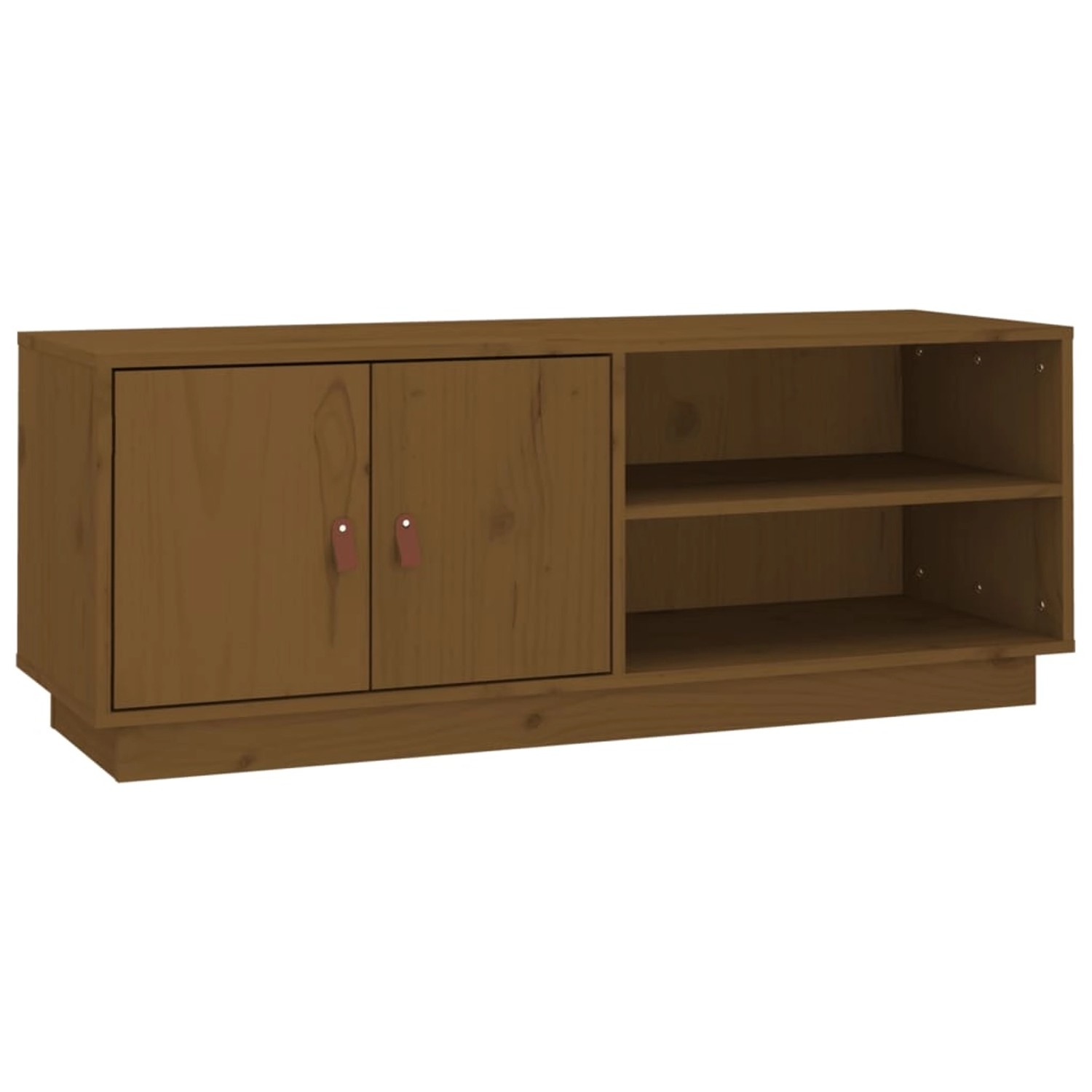 VidaXL TV-Schrank Honigbraun 105x34x40 cm Massivholz Kiefür günstig online kaufen