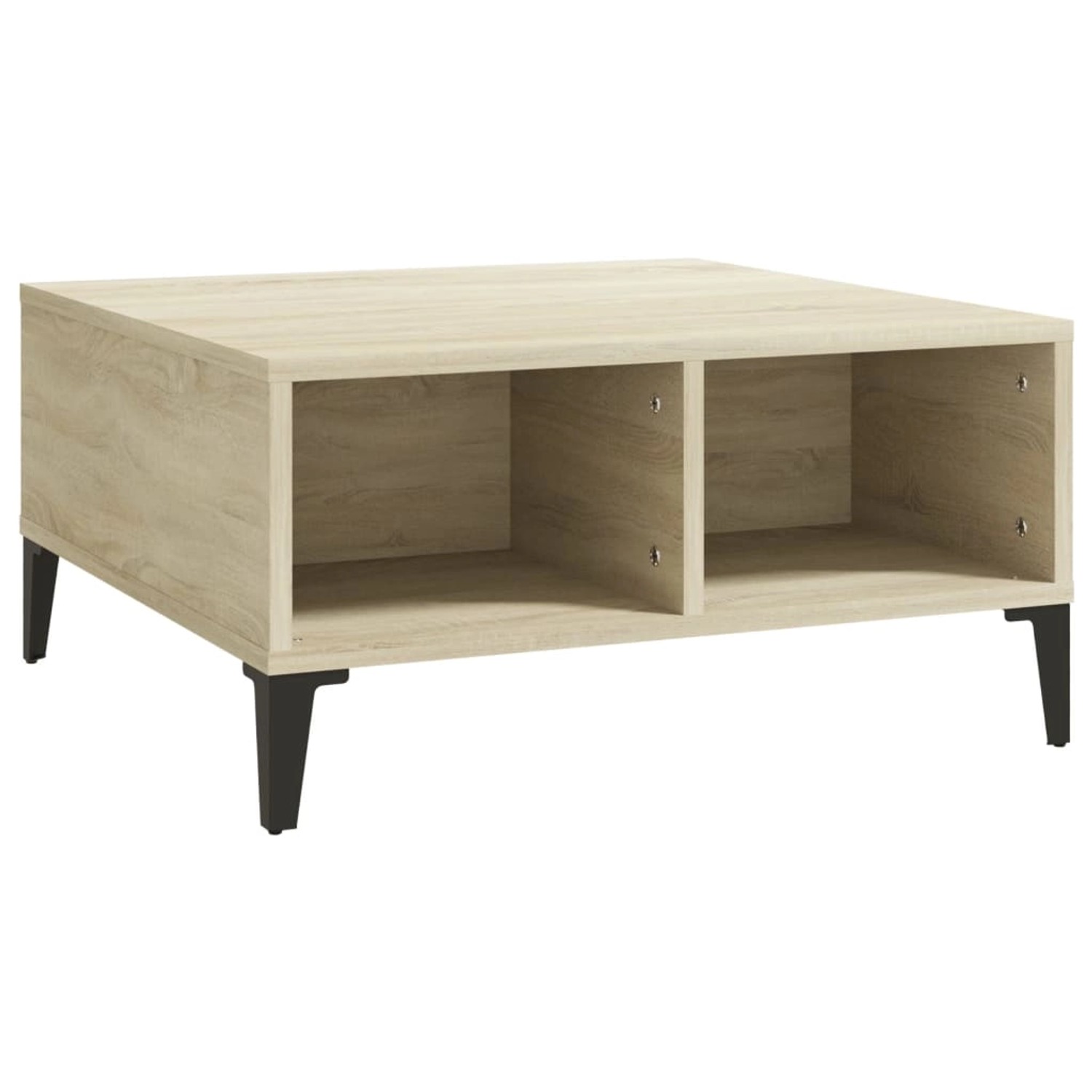 vidaXL Couchtisch Sonoma-Eiche 60x60x30 cm Holzwerkstoff