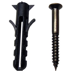 Schraube und Dübel Set, bronze, 15-teilig, für Zubehör für Laminat & Parkett.