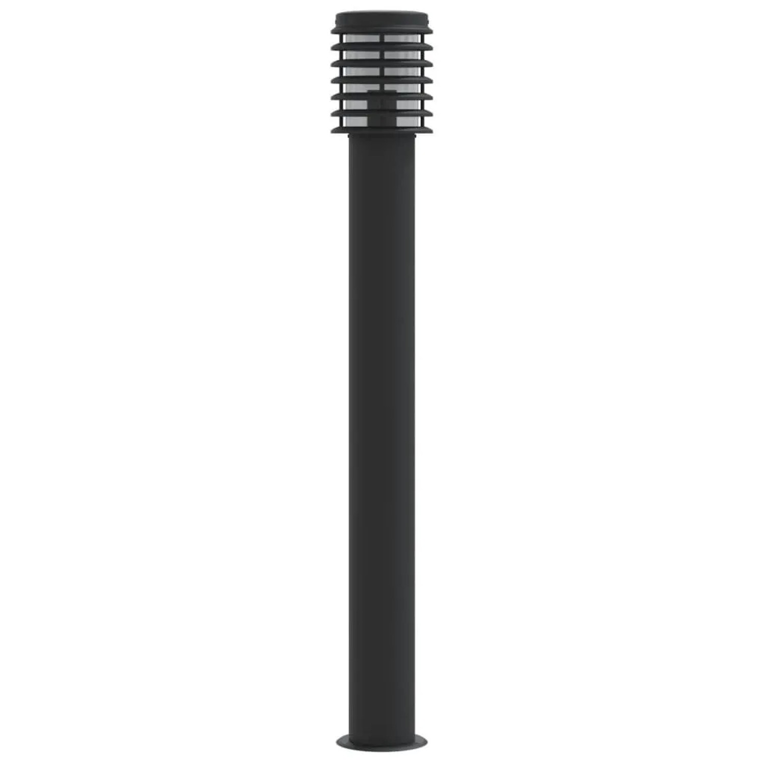 vidaXL Wegeleuchte Schwarz 110 cm Edelstahl 4006363