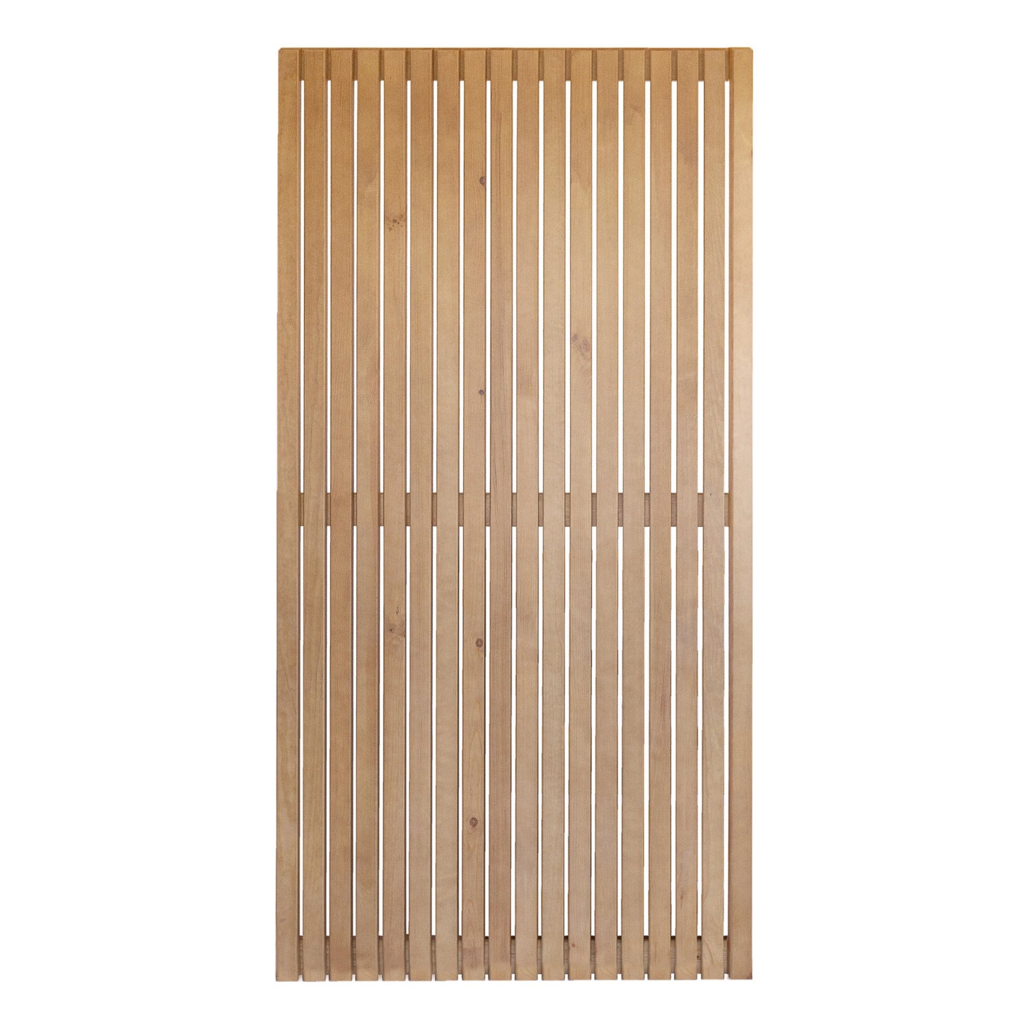 Andrewex Sichtschutzzaun-Element Quadra 90 cm x 180 cm Natur Lackiert günstig online kaufen