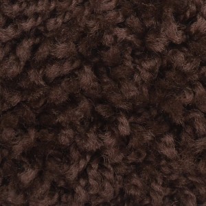 Detailaufnahme: Dunkelbrauner KARAT Shaggy Teppich Barcelona mit weichem Flor.