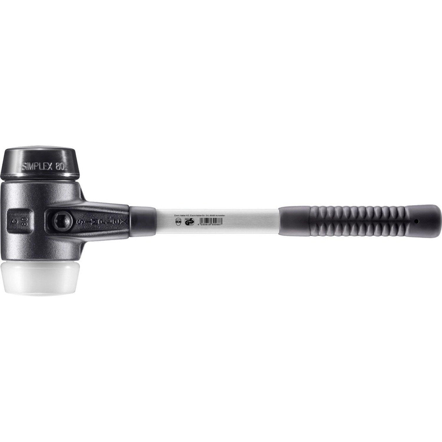 Halder Simplex Schonhammer Ø 80 mm Gummi Schwarz   Superplastik mit Verstär günstig online kaufen