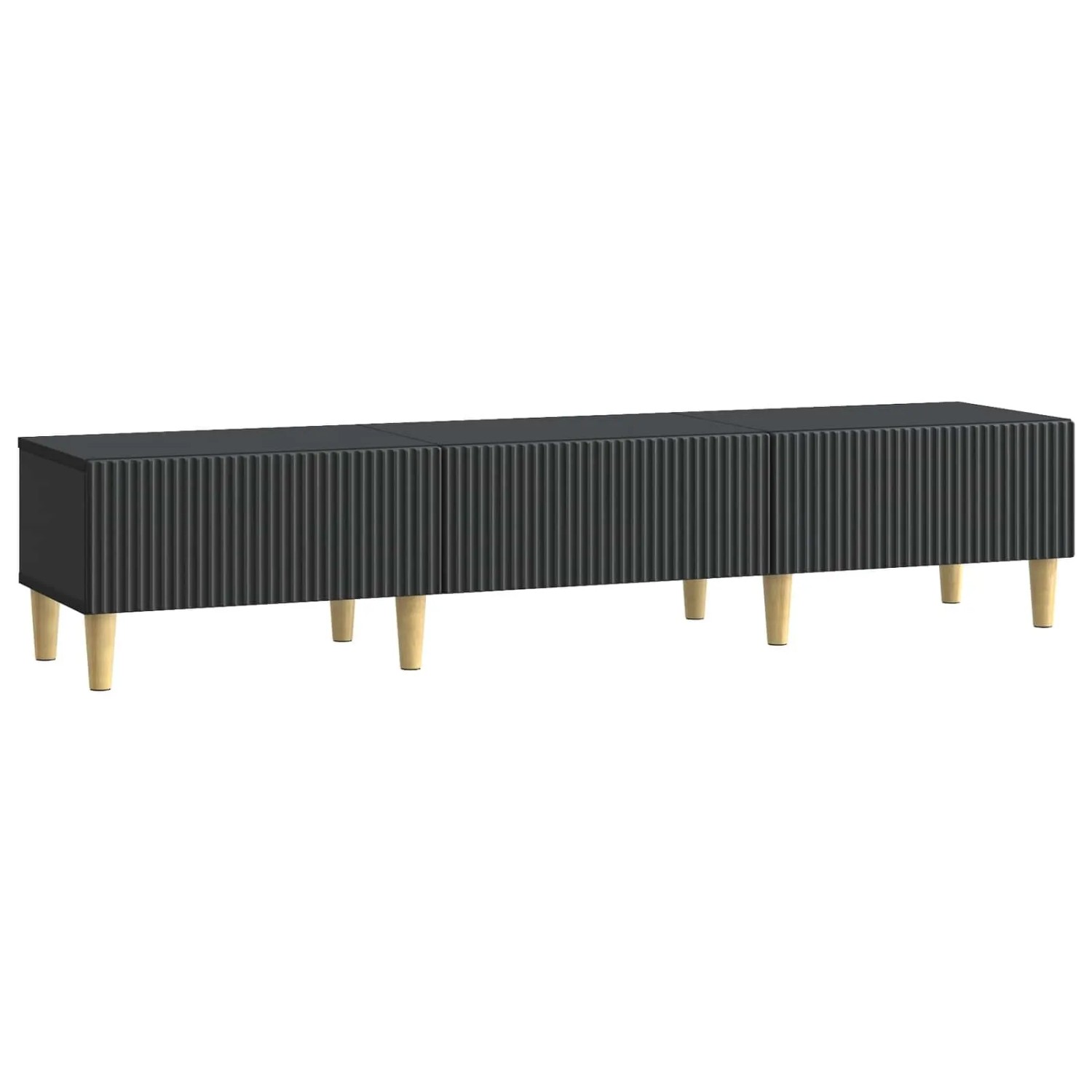vidaXL TV-Schränk Schwarz 147 x 34,5 x 30 cm Holzwerkstoff 894706