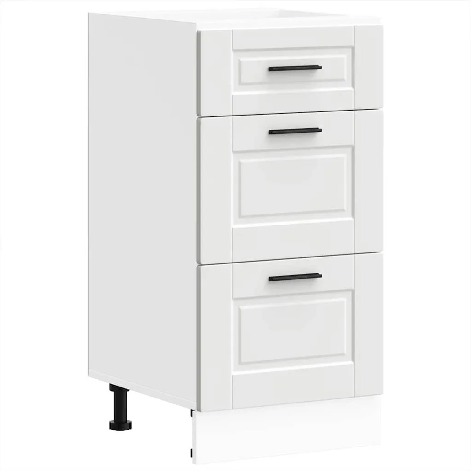 DELUKE Küchenunterschrank SAMU Weiß 40x46x81,5cm Küche Unterschrank Mit Schublade
