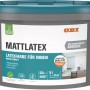Eimer OBI Mattlatex, weiße, matte Latexfarbe für Innenräume, 5 Liter.