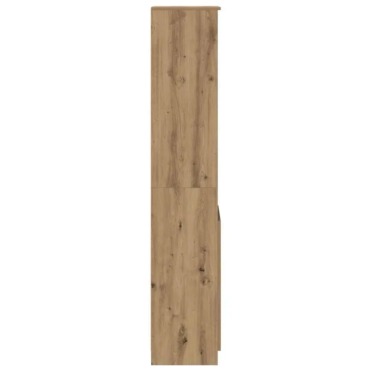Hohes Sideboard in Artisan Eiche Optik, 180cm hoch, für Wohn- und Essbereich.