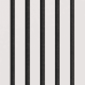 Akustikpaneel Basic Weiß/Schwarz, 32x240cm, 2er-Set, zur Wand- und Deckenverkleidung.