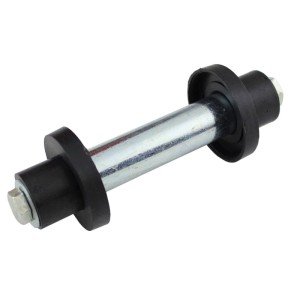 TRUTZHOLM Schubkarrenrad Vollgummi 4.00-8  4.80 mit Achse PU Stahlfelge