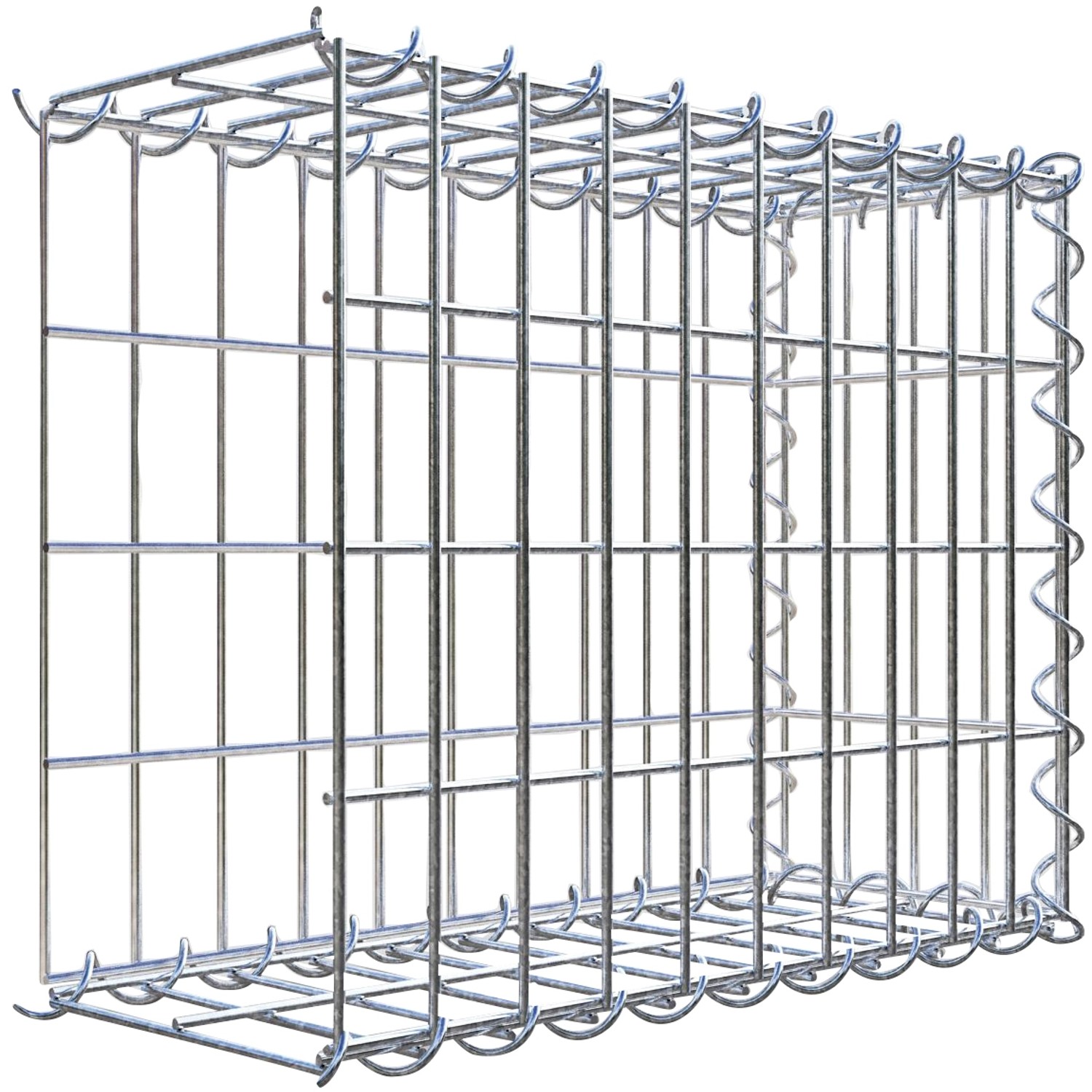 Gabiona Gabione-Anbaukorb Typ 2 40 x 50 x 20 cm Maschenw 5 x 10 cm