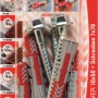 Fischer Dübel DuoPower 10x50 mit Schraube, 4er-Set. Universaldübel für sicheren Halt in vielen Baustoffen.
