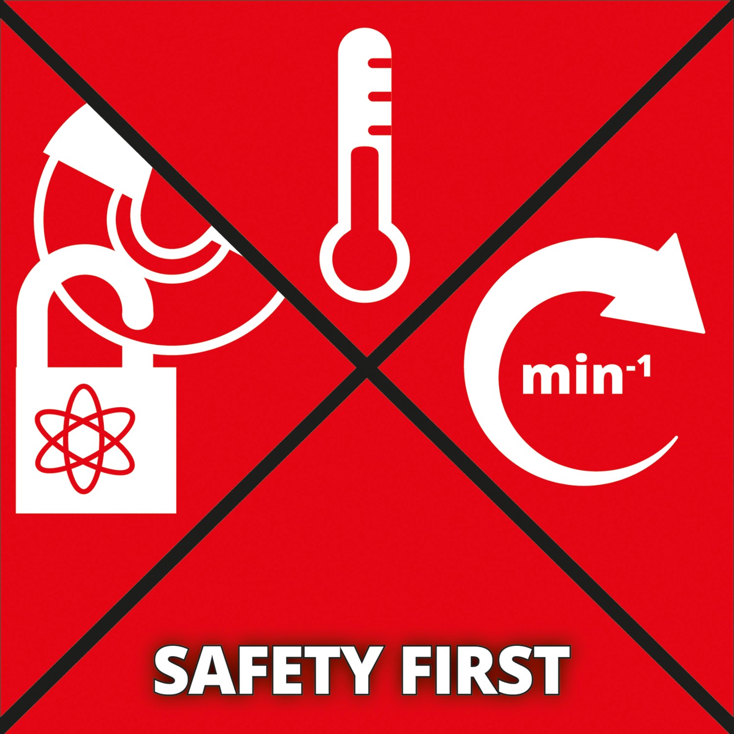 Symbolbild: Sicherheitshinweise für Einhell Akku-Winkelschleifer beachten.