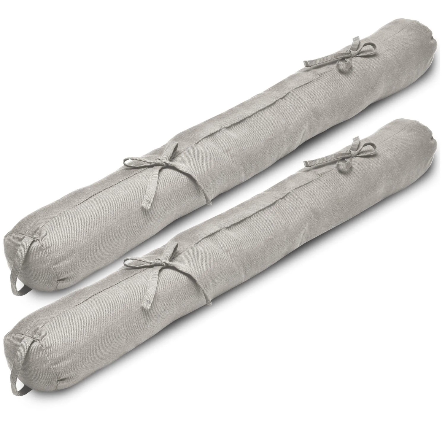 Beautissu Viento Zugluftstopper 10x100cm Hellgrau 2tlg günstig online kaufen