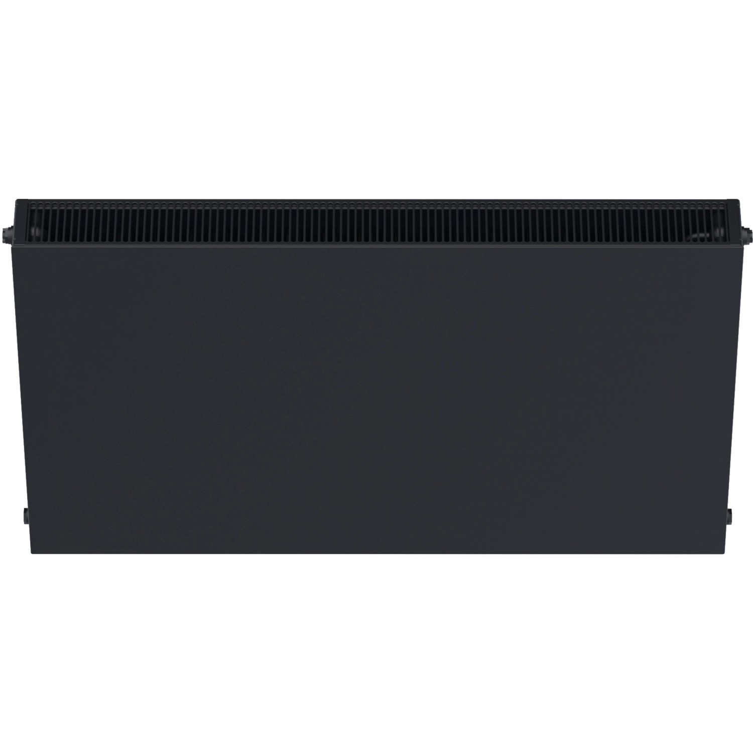 Sanicomfort Planheizkörper Typ 22 DK, 60x60 cm, in Schwarz Matt. Heizkörper für Neubau & Altbau.