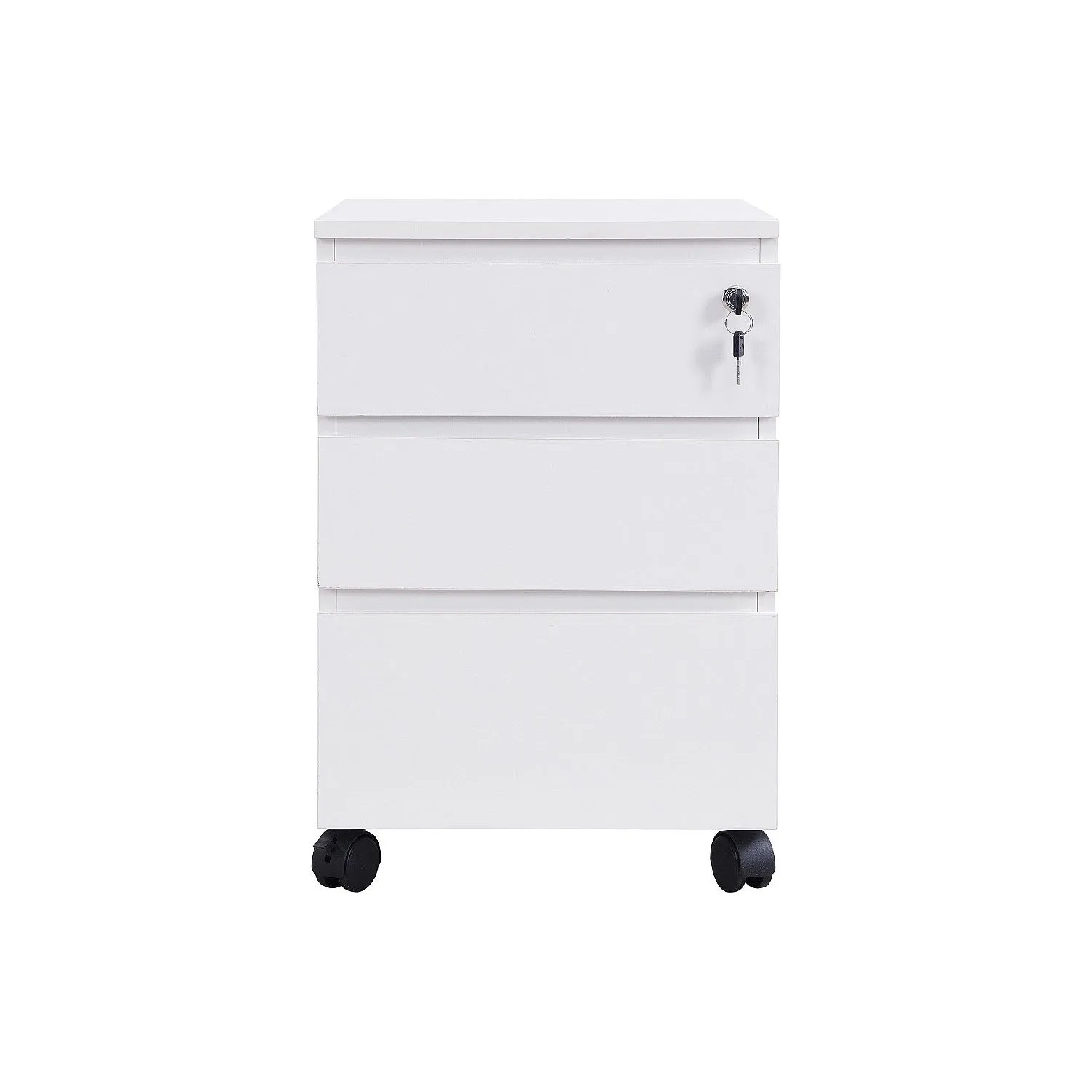 Vente-unique Rollcontainer Olberda Weiß 40 cm