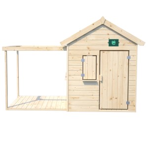 Soulet Kinderspielhaus Epicerie aus Holz mit Pergola, 245x128x165cm.