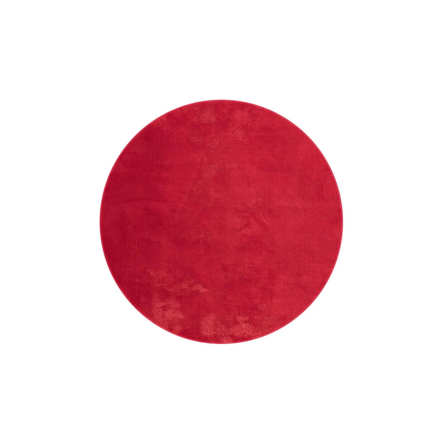 Floornovo Hochflor Teppich Nr. 9 Rund Einfarbig Durchmesser 120 cm günstig online kaufen