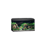 Schwarzes Juwel Aquarium-Set Primo 110 mit Fischen, Pflanzen und Steinen.