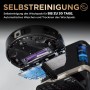 Shark Saug- und Wischroboter RV2800ZEEU: Selbstreinigung des Wischpads in der Basisstation.