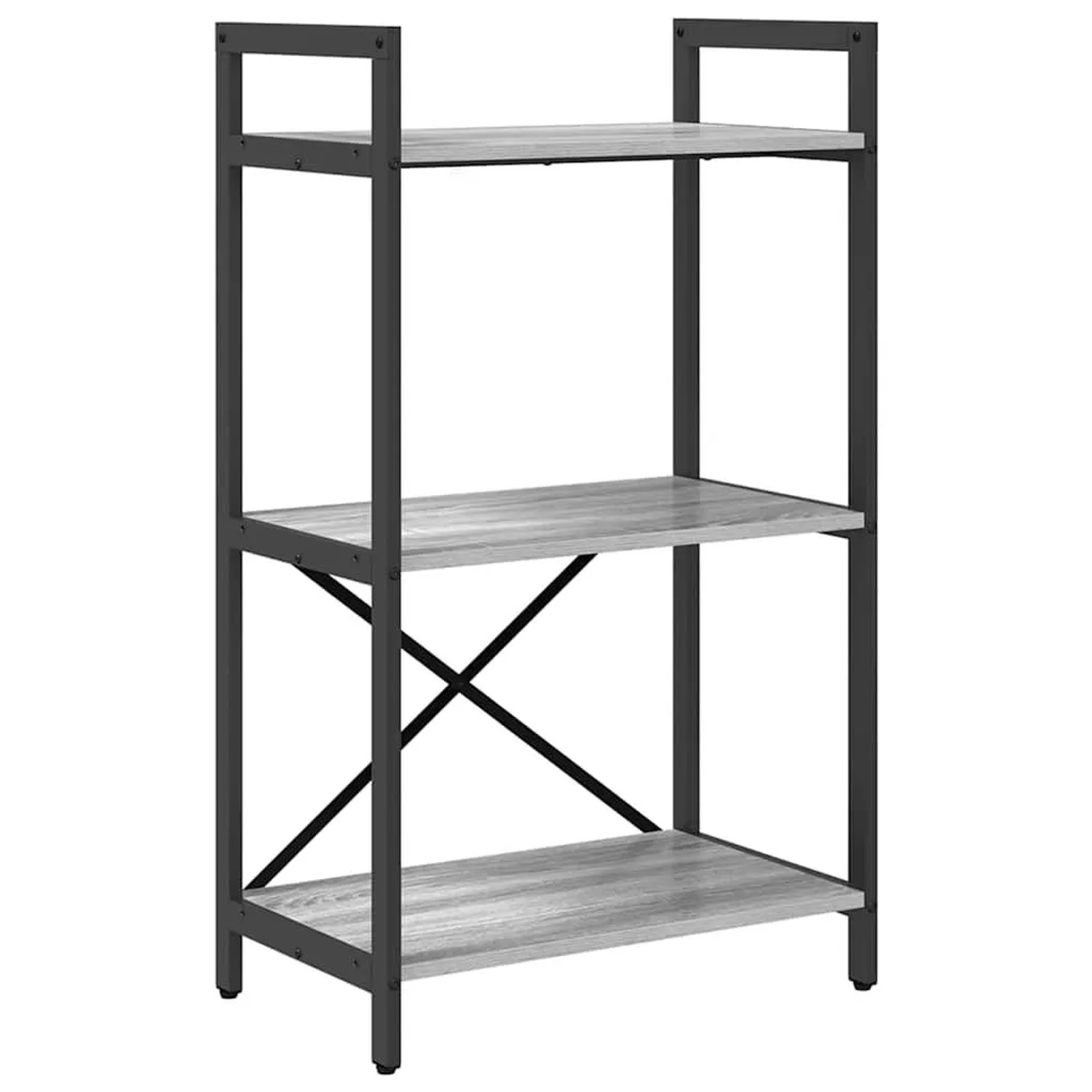 vidaXL Bücherregal Graues Sonoma 56 x 34 x 96 cm Holzwerkstoff 883877 günstig online kaufen