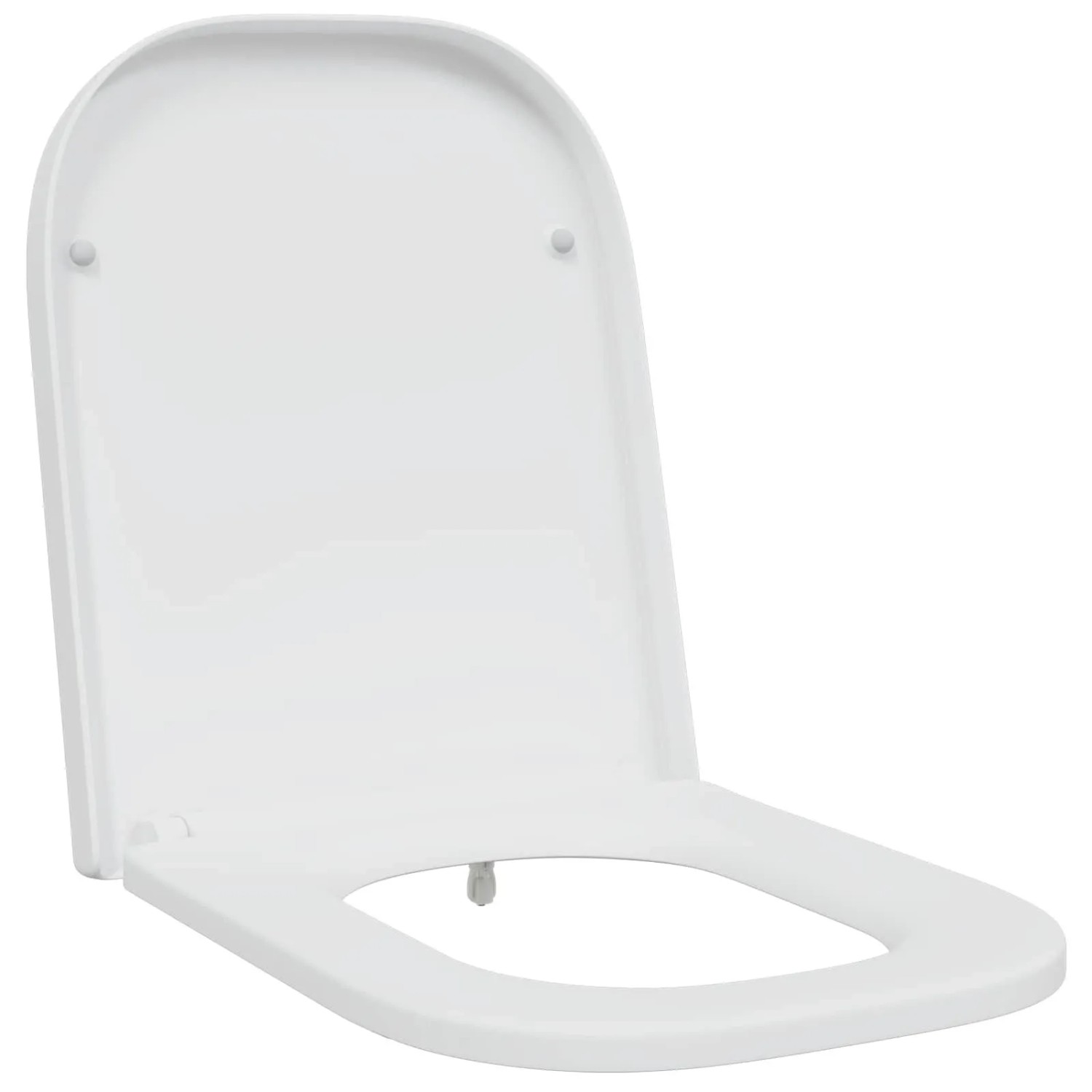 vidaXL Toilettensitz Weiß 47,5 x 35 x 3,6 cm Duroplast 42002361