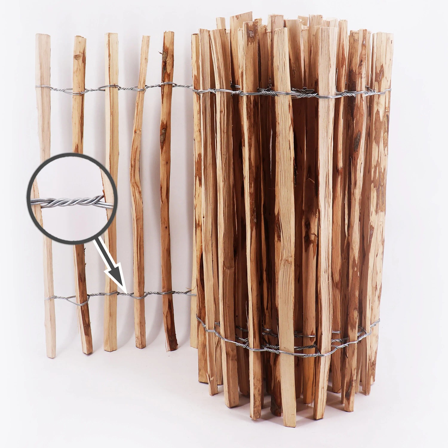 Aquagart 5m Staketenzaun 120cm Hoch Lattenabstand 46cm Gartenzaun