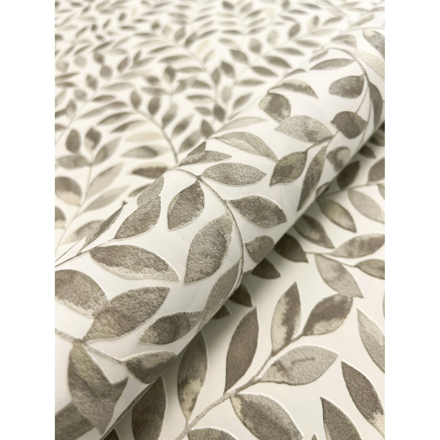 Newroom Vliestapete Ambra Braun Blätter Natur Strukturiert FSC® günstig online kaufen