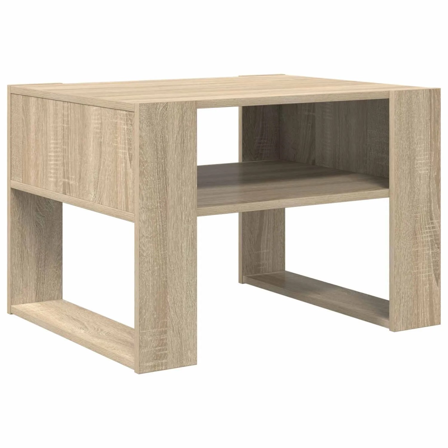 vidaXL Couchtisch Sonoma-Eiche 66 x 53 x 45 cm Holzwerkstoff 8000102