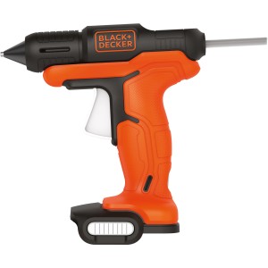 Black+Decker Akku-Heißklebepistole BDCGG12N (12 V) in Schwarz und Orange.