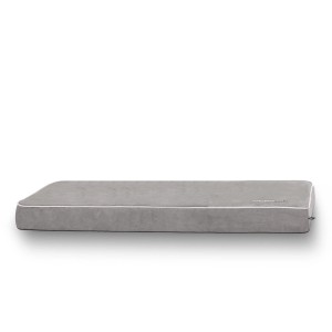 Graue Knuffelwuff Hundematte Maui Velours XXL, 110x66cm, für Hunde.