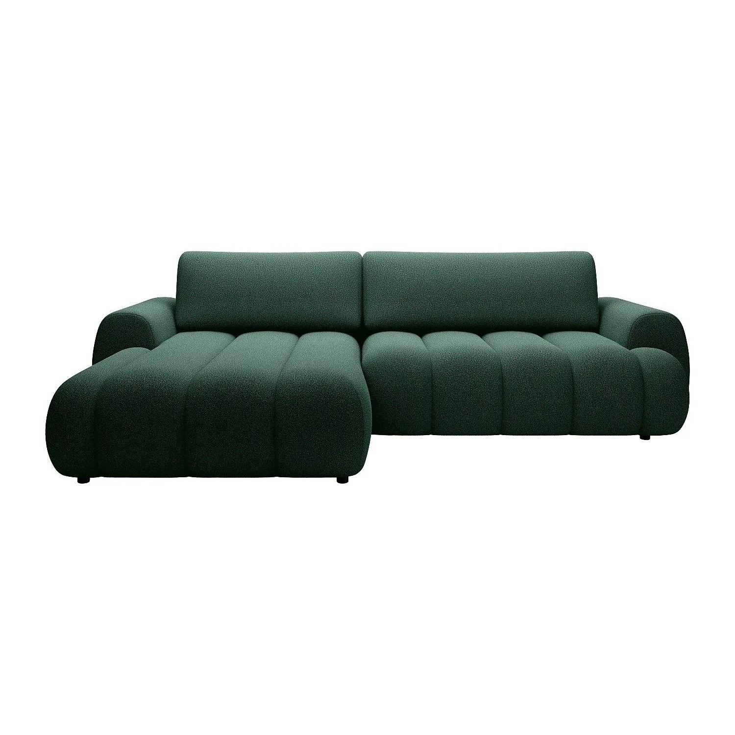 Vente-unique Schlafsofa Fridora Tannengrün 272 cm