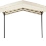 Beige Pavillonbespannung Marabo für Pavillons. Dachstoff mit UV80+ Schutz und feuerhemmend.