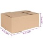 vidaXL Faltbox mit Speicher 50 Stk Natur 35 x 24 x 15 cm Karton 4106569_5