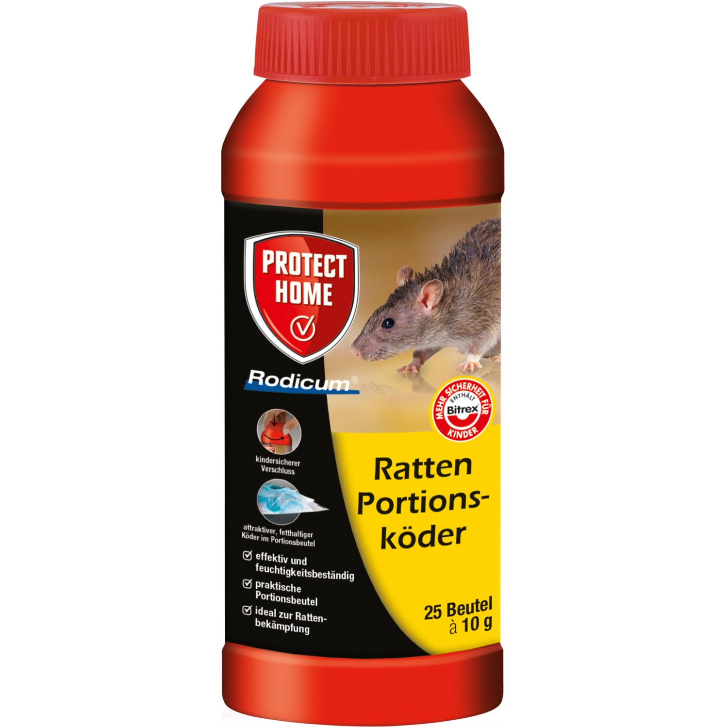 Protect Home Rodicum Ratten Portionsköder 250 g