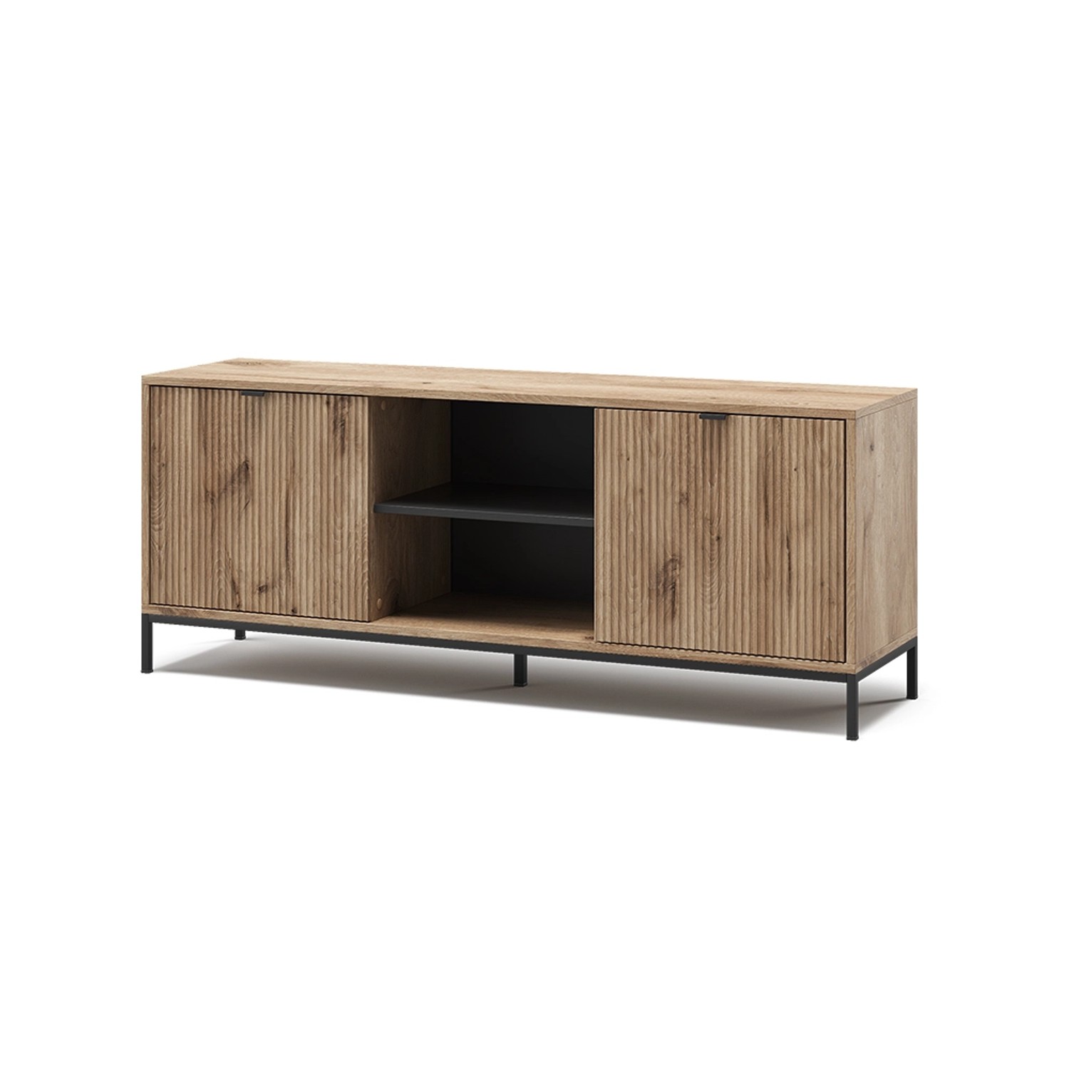 Vicco Lowboard Eliza Viking Oak 150 x 60 mit 2 Türen günstig online kaufen