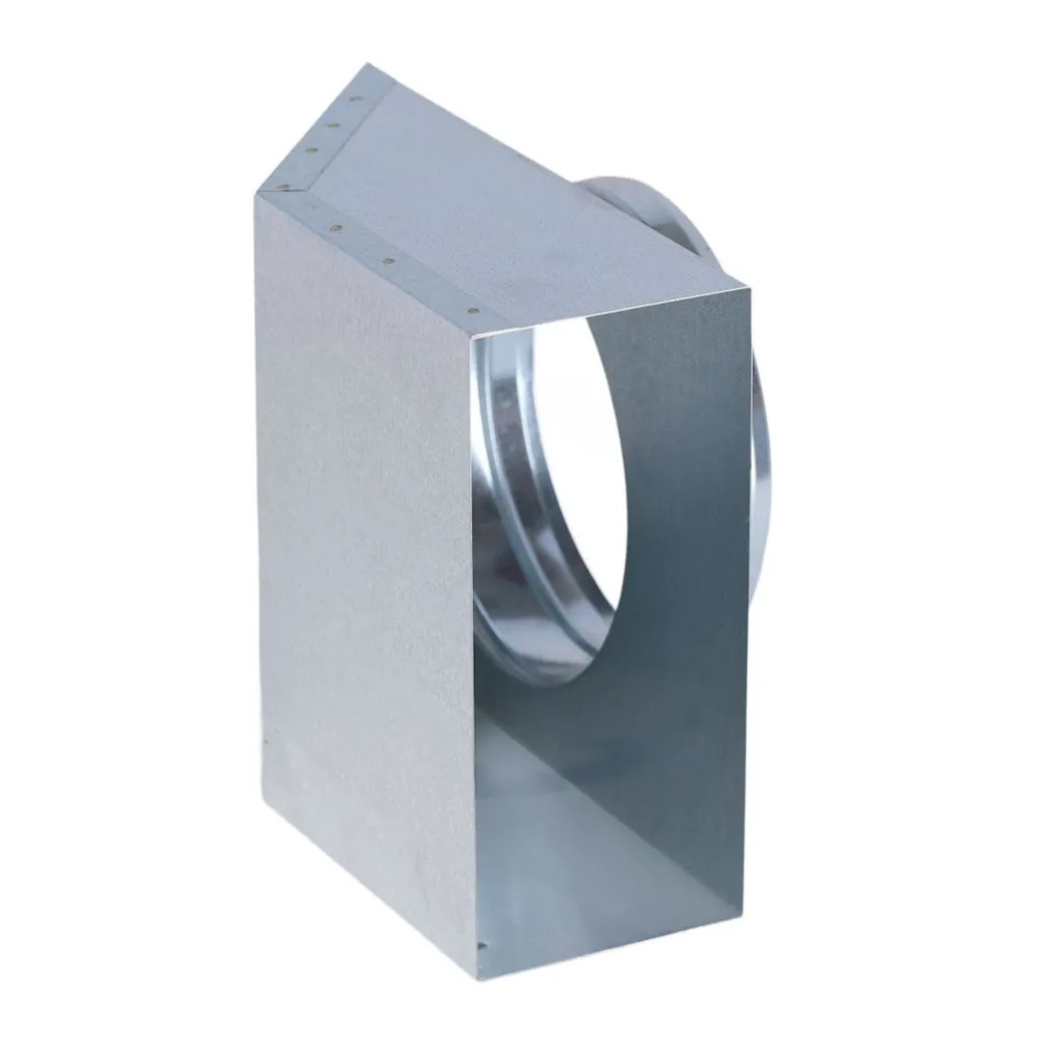 Subtiel Flachkanal Übergang 90° 200 x 90 mm Auf Ø 160 mm