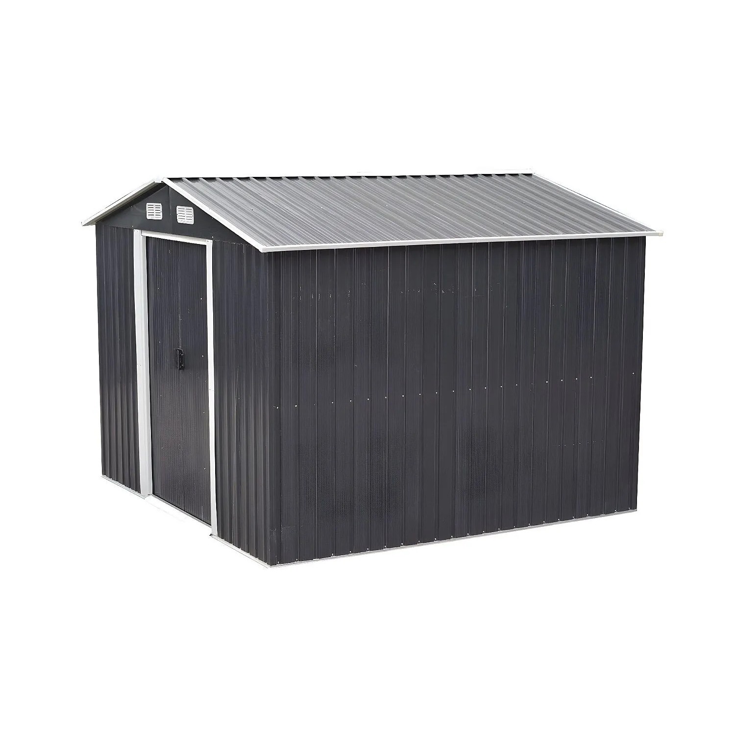 Vente-unique Schrebergartenhaus Manso Anthrazitgrau 247 cm