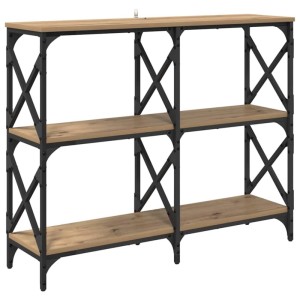 vidaXL Konsolentisch Artisan-Eiche 100 x 28 x 80,5 cm Holzwerkstoff 882782